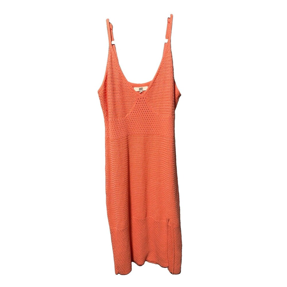 Madden NYC Crochet Maxi Dress Sleeveless Slit Women XXL Resort Beachwear